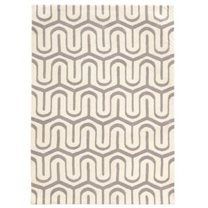 Hawthorne Collection 5' x 7' Hand Tufted Rug in Gray