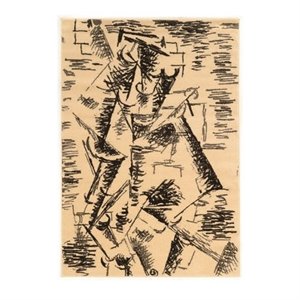 Hawthorne Collection 5' x 7' 6&quot Rug in Cream and Charcoal