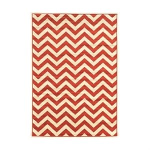 Hawthorne Collection 8' x 10' 2&quot Rug in Terracotta and Ivory