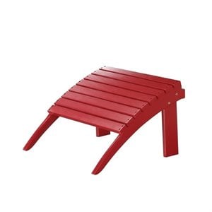 Hawthorne Collection Adirondack Ottoman in Red