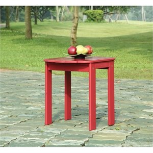 Hawthorne Collection Adirondack Table in Red