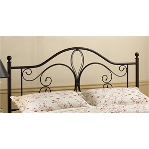 Hawthorne Collections Full Queen Poster Headboard in Antique Brown