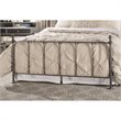 Hawthorne Collections Twin Metal Panel Bed in Black Steel