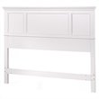Hawthorne Collections Traditional Wood Queen Panel Headboard in Off White