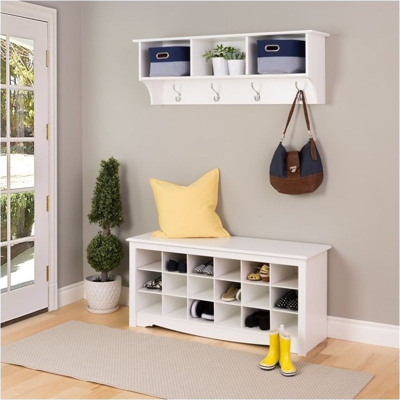 hallway cubby storage