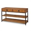 Hawthorne Collections Media Console in Distressed Oak