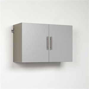 mer-1183 storage cabinet in light gray laminate