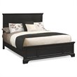 Hawthorne Collections Traditional Wood King Panel Bed in Black