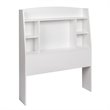 Hawthorne Collections Twin Bookcase Headboard in White