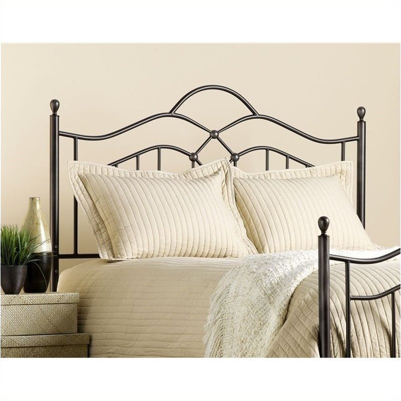 Hawthorne Collections King Metal Spindle Headboard in Bronze HC24292