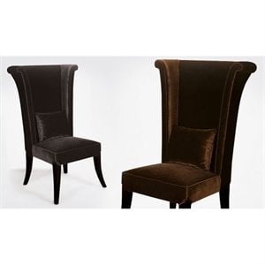 hawthorne collections parsons dining chair in black