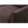 Hawthorne Collections Polyester Coffee Chair Rectangular Curved Arms 33.9