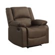 Hawthorne Collections Recliner in Chocolate