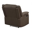 Hawthorne Collections Recliner in Chocolate