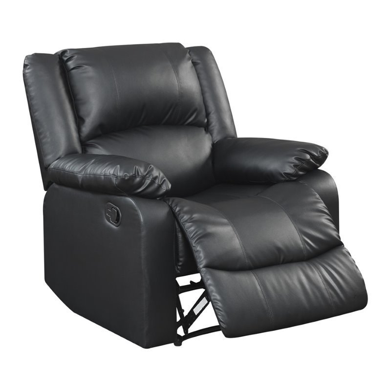 Hawthorne Collections Recliner in Black