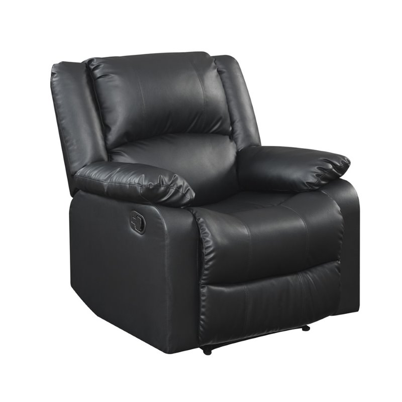 Hawthorne Collections Recliner in Black