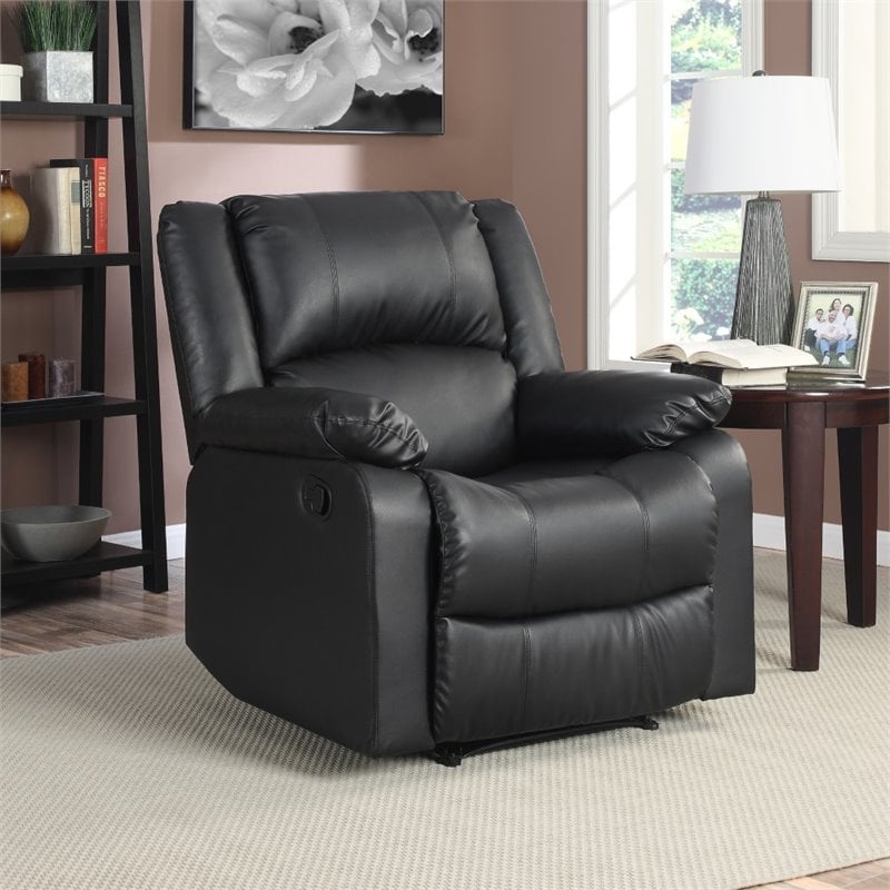 Hawthorne Collections Recliner in Black