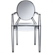 Hawthorne Collections Dining Arm Chair in Smoke