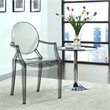 Hawthorne Collections Dining Arm Chair in Smoke