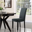 Hawthorne Collections Dining Side Chair in Gray