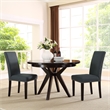 Hawthorne Collections Dining Side Chair in Gray