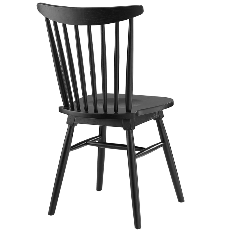 Hawthorne Collections Dining Side Chair in Black
