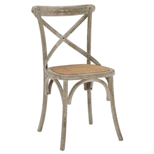 Hawthorne Collections Dining Side Chair in Gray