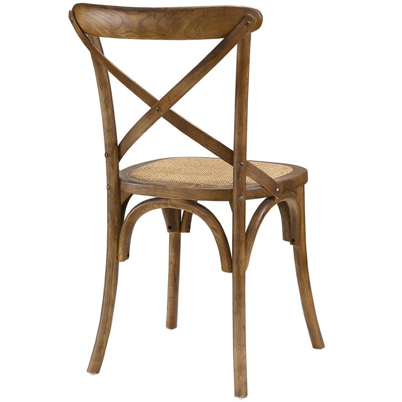 Hawthorne Collections Dining Side Chair in Walnut