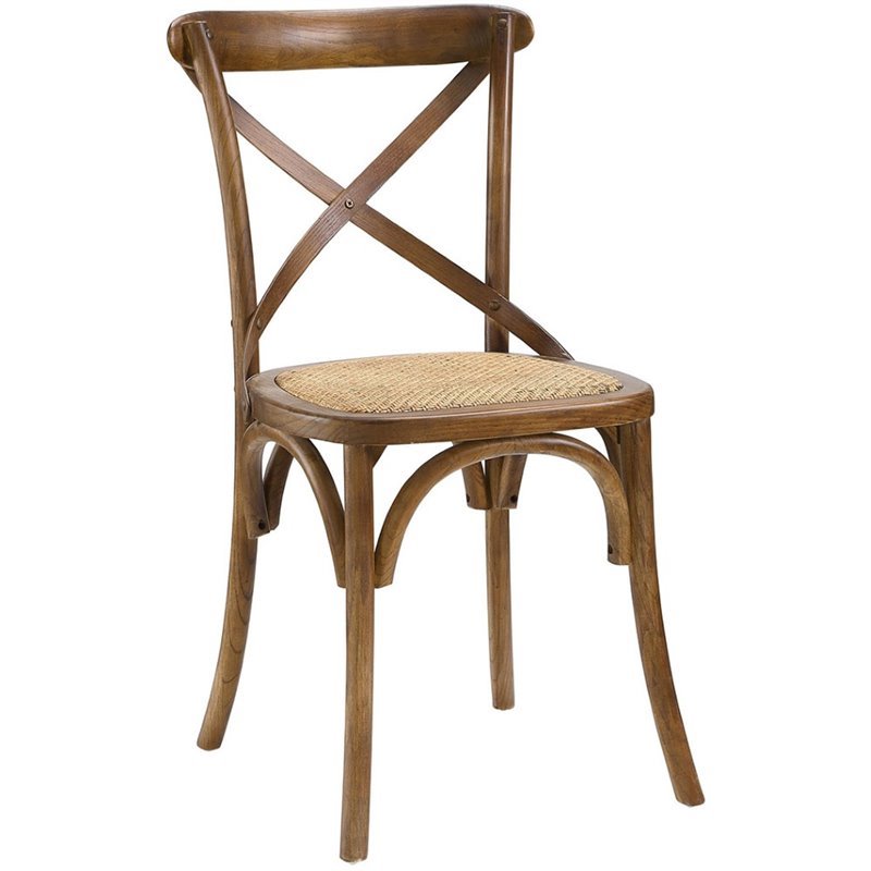 Hawthorne Collections Dining Side Chair in Walnut