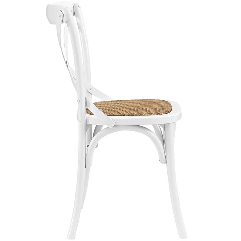 Hawthorne Collections Dining Side Chair in White