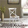 Hawthorne Collections Dining Side Chair in White