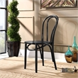 Hawthorne Collections Dining Side Chair in Black