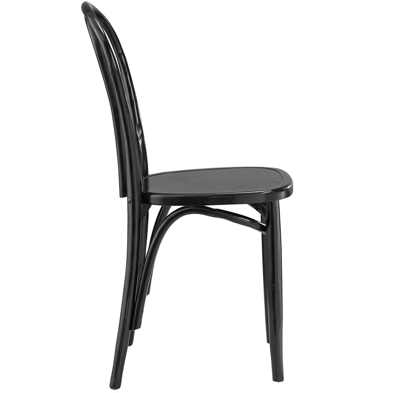 Hawthorne Collections Dining Side Chair in Black