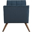 Hawthorne Collections Fabric Bedroom Bench in Azure