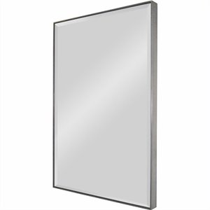 hawthorne collections mirror in silver