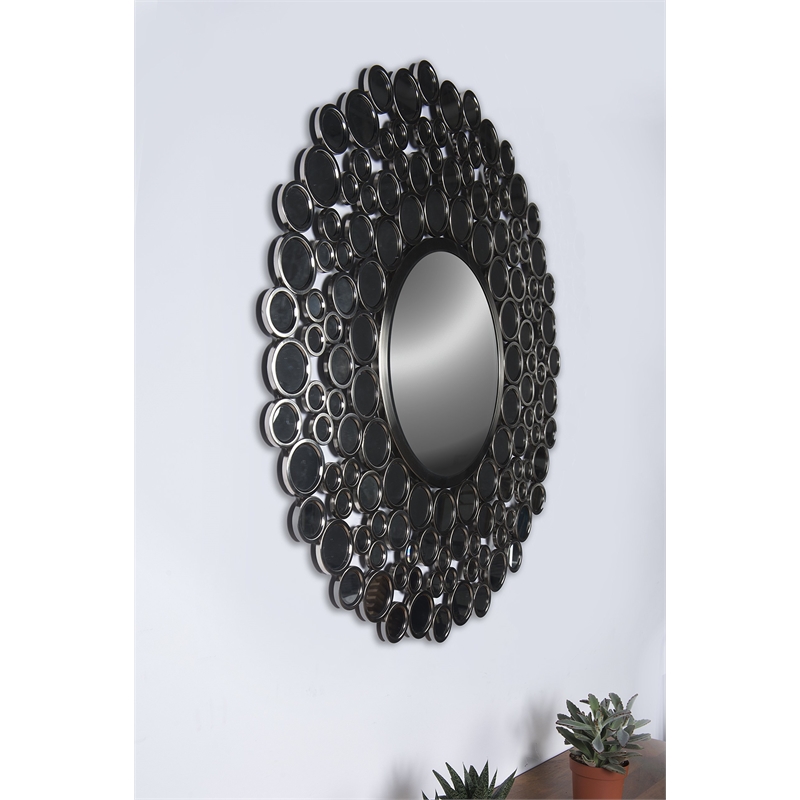 Hawthorne Collections Mirror in Satin Nickel