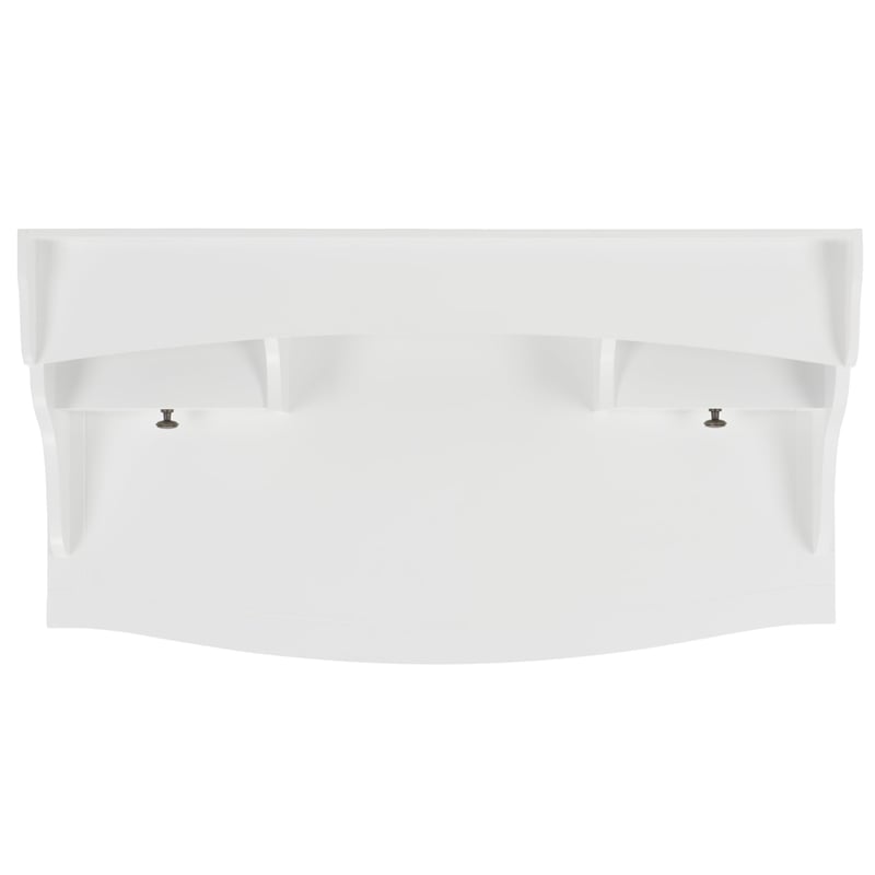 Hawthorne Collections Mahogany Writing Desk in White