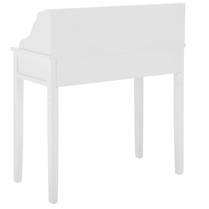 Hawthorne Collections Mahogany Writing Desk in White