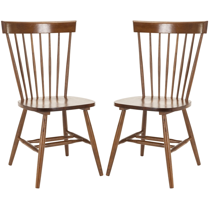 Hawthorne Collections Oak Dining Chair in Oak (Set Of 2)