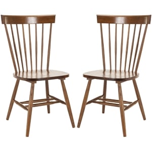 Hawthorne Collections Oak Dining Chair in Oak (Set Of 2)