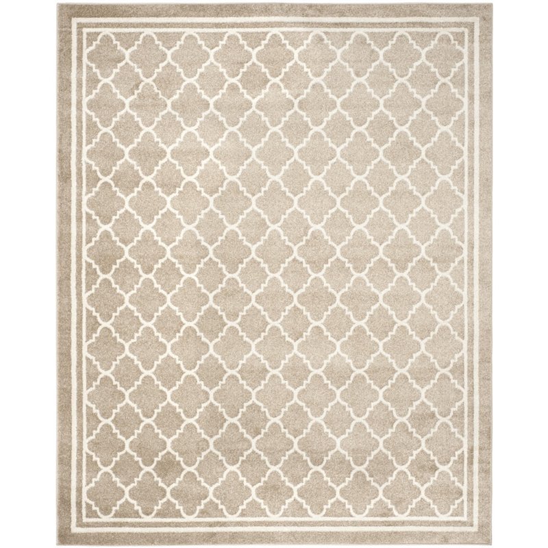 Hawthorne Collections 10' X 14' Power Loomed Rug in Wheat and Beige