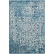 Hawthorne Collections 9' X 12' Power Loomed Rug in Blue and Ivory