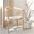 Hawthorne Collections Teak Arm Chair in Light Oak