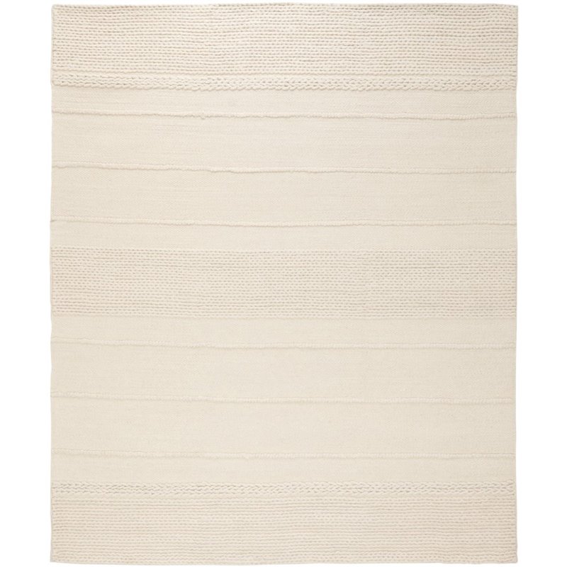 Hawthorne Collections 10' X 14' Hand Tufted Wool Pile Rug in Natural