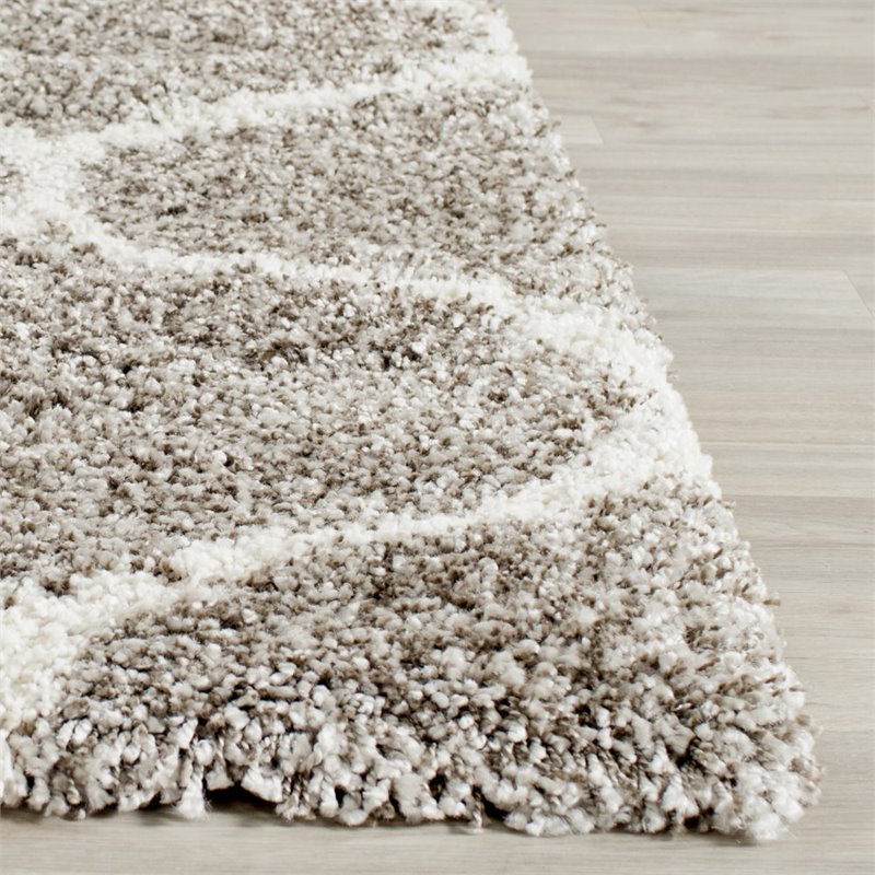 Hawthorne Collections 11' X 15' Power Loomed Rug in Gray and Ivory