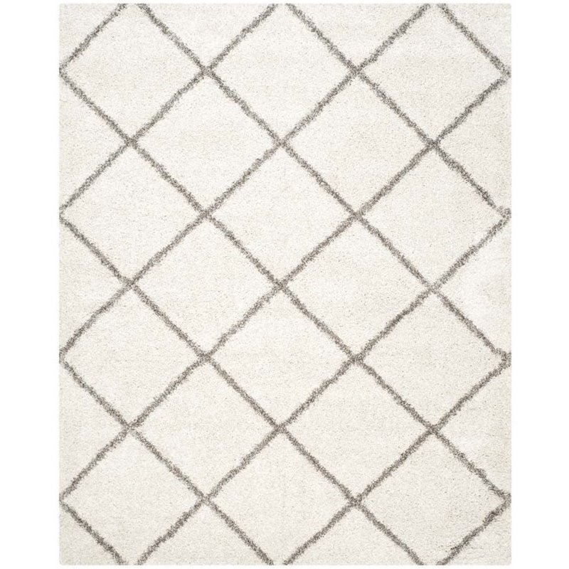 Hawthorne Collections Ivory Shag Rug - 9' x 12'