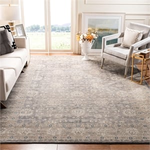 Hawthorne Collections 8' X 10' Rug in Light Gray and Beige