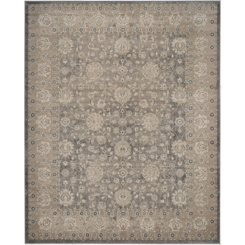 Hawthorne Collections Light Grey Traditional Rug - 9' x 12'