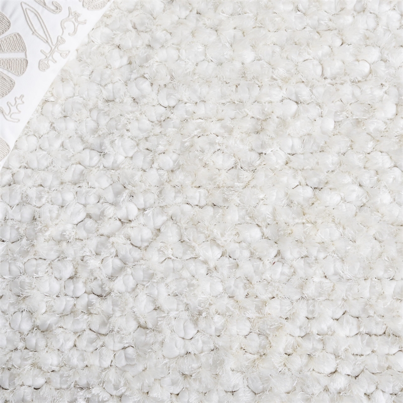 Hawthorne Collections Snow White Contemporary Rug - 8' x 10'