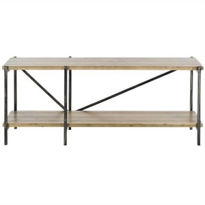 hawthorne collection fir wood console